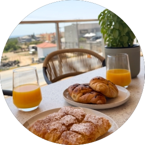 breakfast in balcony