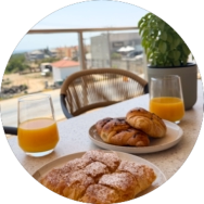 breakfast in balcony